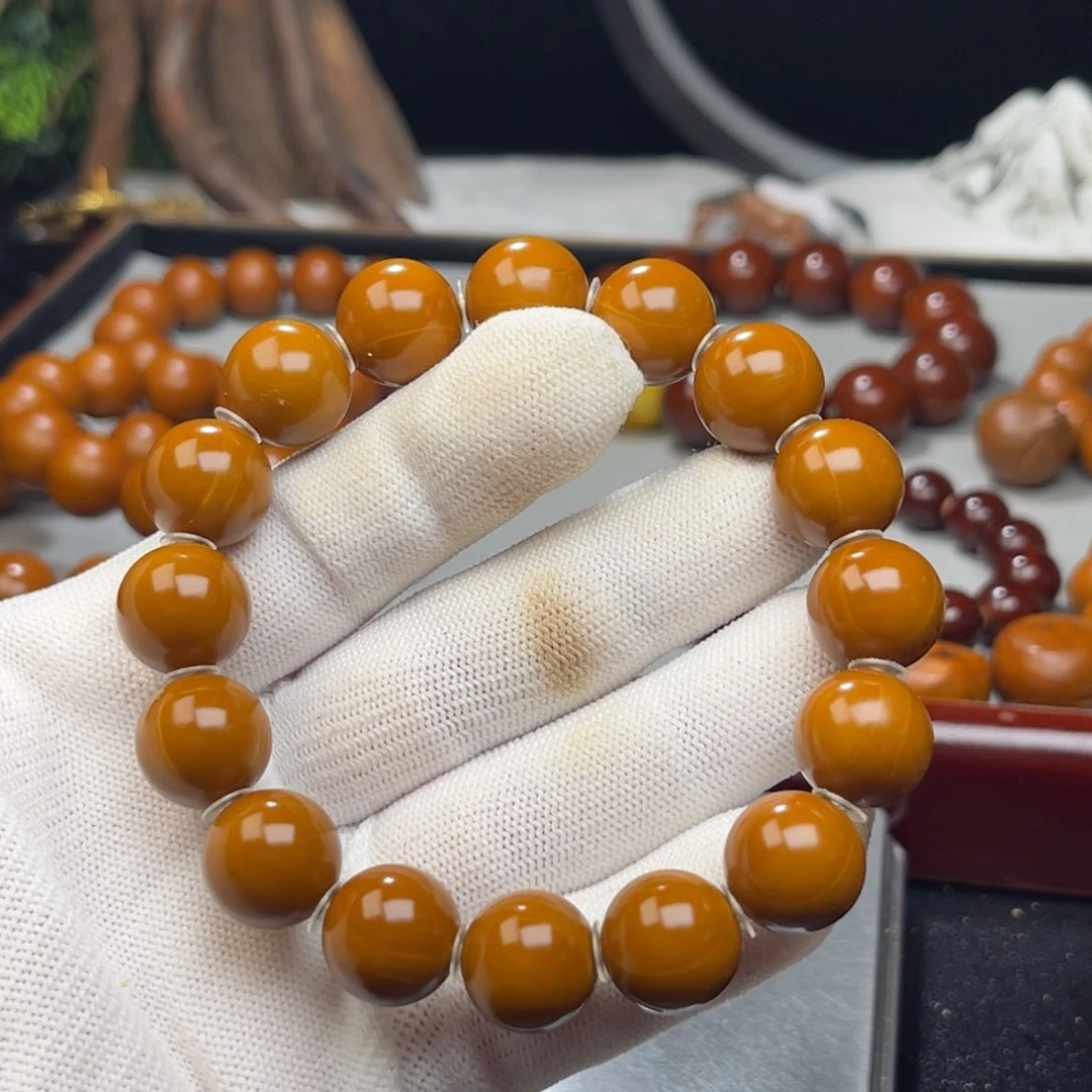 橄榄核手串奈*1.44+全品铁核 小孔