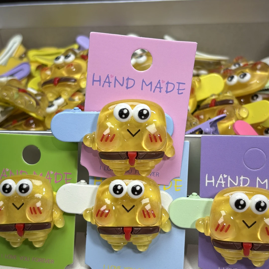 【50个】儿童混装边夹卡通风顶夹发夹少女风碎发夹可爱发卡