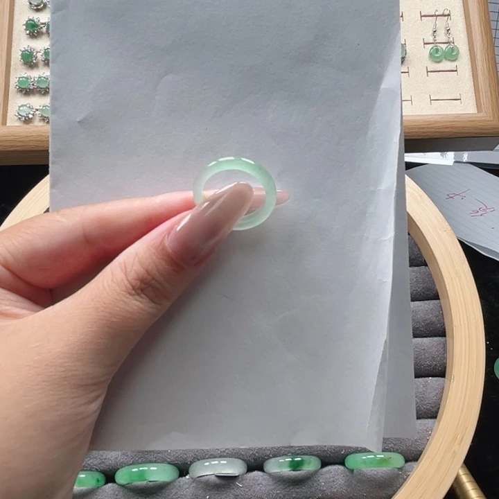 石英质玉未镶嵌戒圈