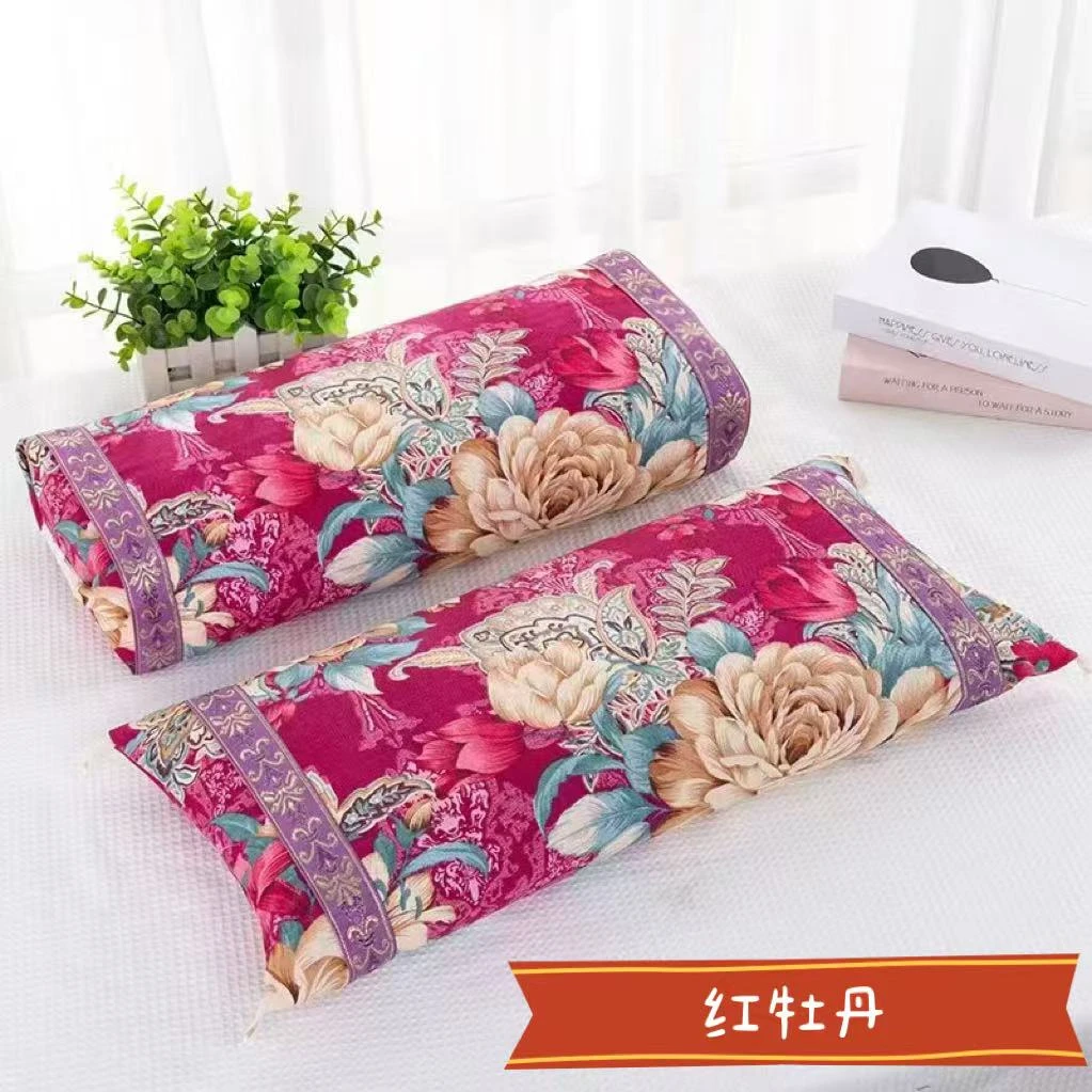 【宫廷百草枕】侧柏壳 侧柏籽等野生本草 一枕两用老粗布枕套 5.8斤