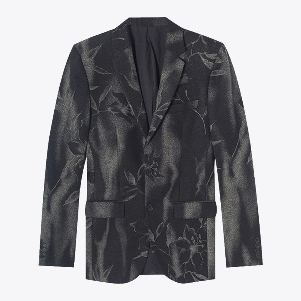 COROZITE意大利潮牌羊毛平驳领翻领男西装西服外套15WW2602BK0046