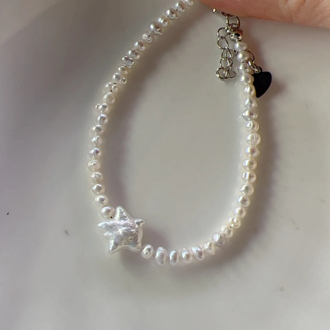 淡水珍珠手绳合金