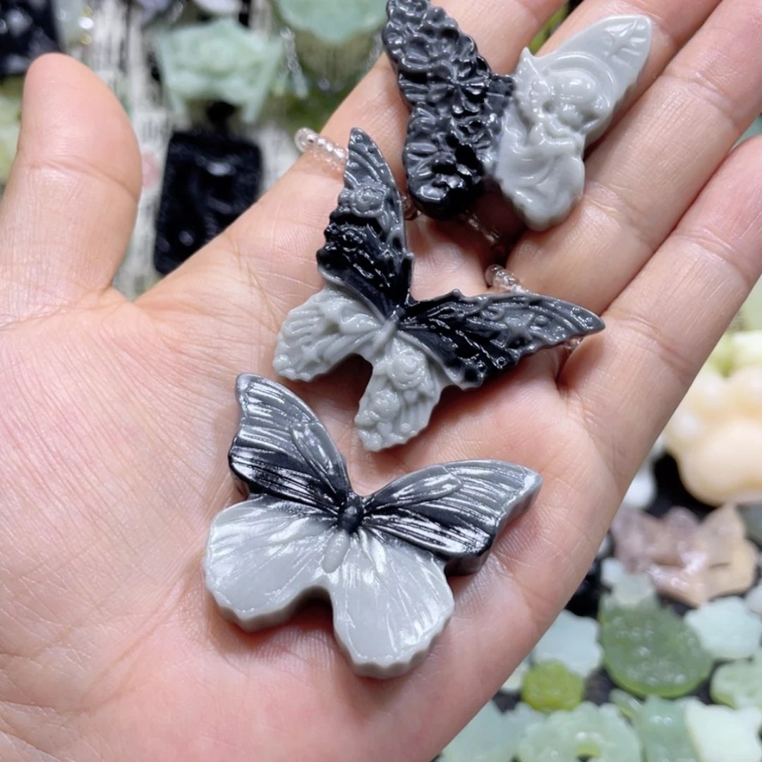 【闪购商品】岫玉未镶嵌颈饰鹿****品33吊坠