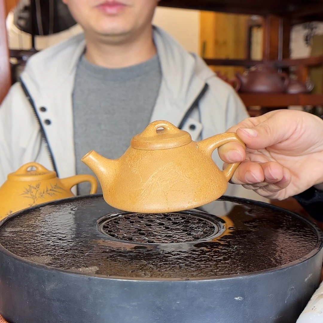 紫砂茶壶一墨熊鸿军老师 160cc