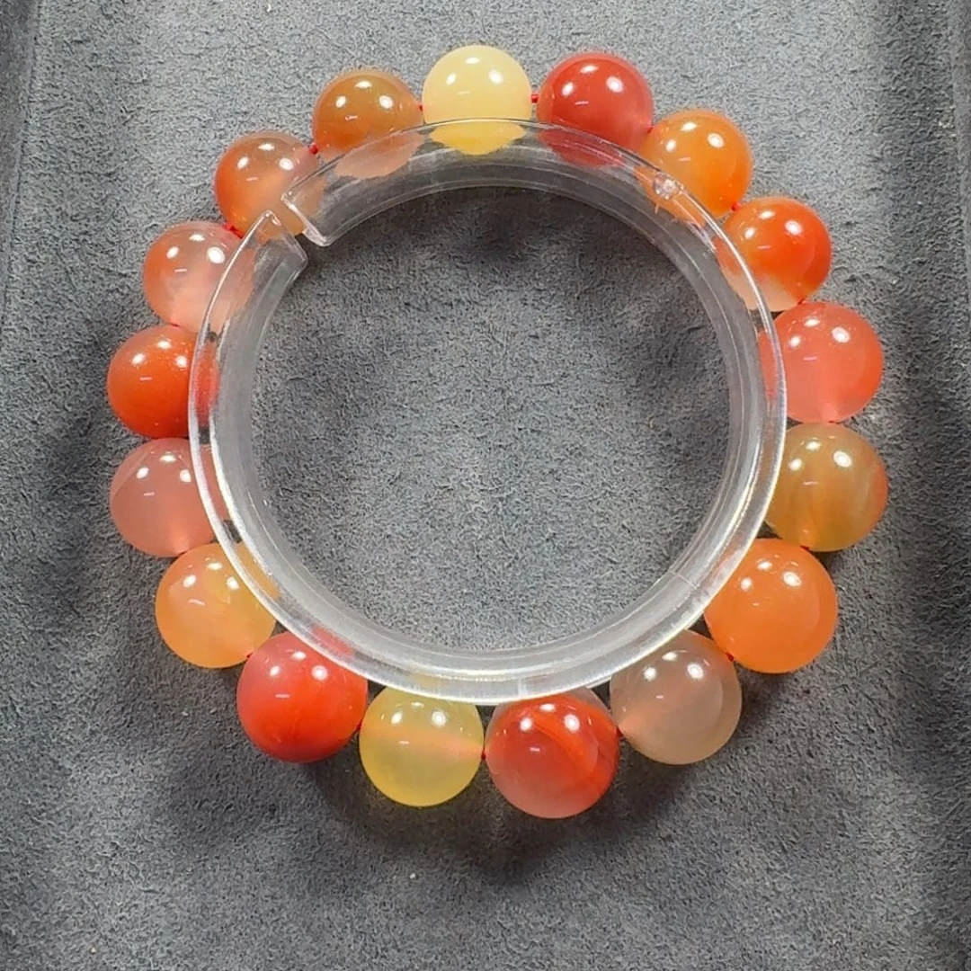 记***厂南红玛瑙未镶嵌手串