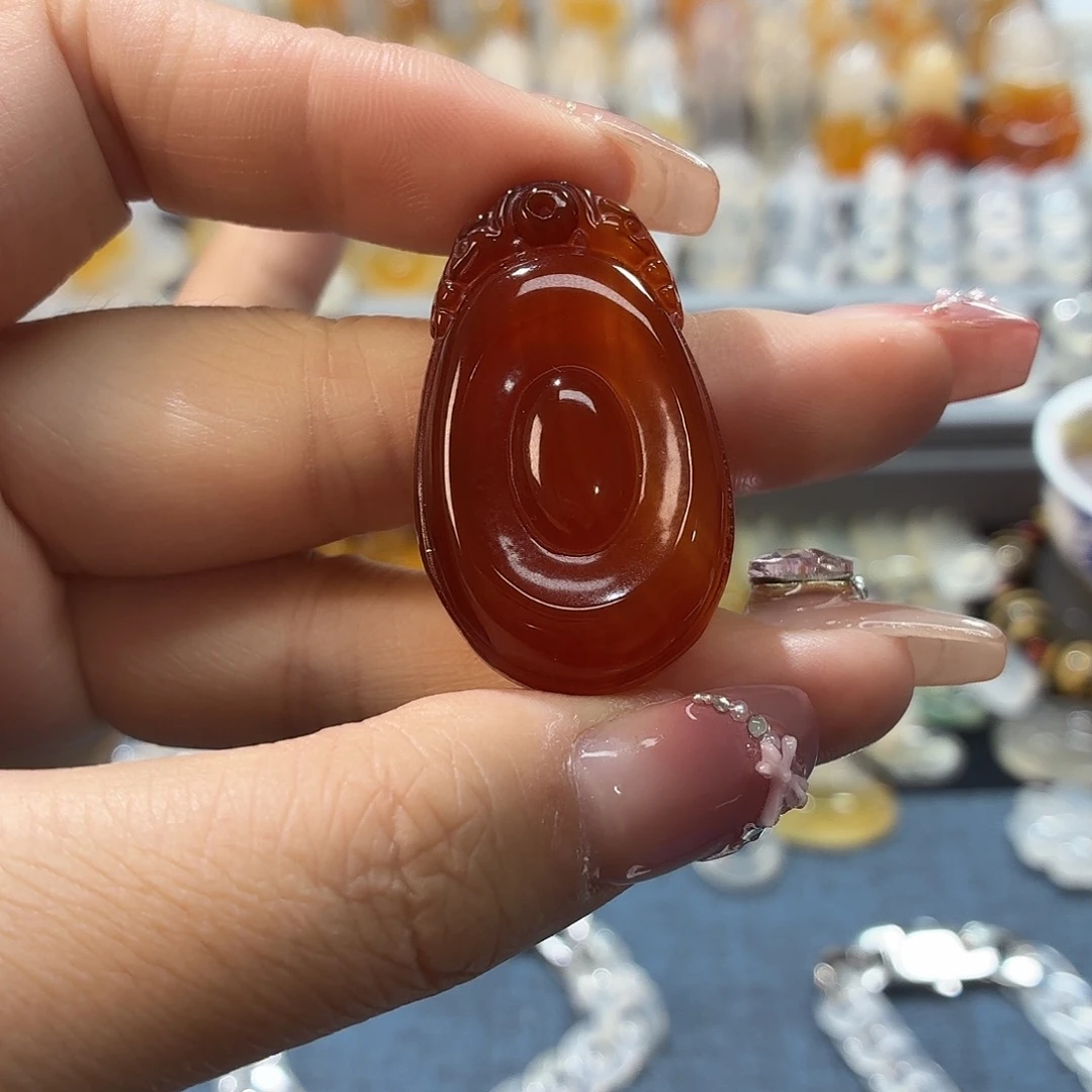 玛瑙/玉髓未镶嵌吊坠(不含链)