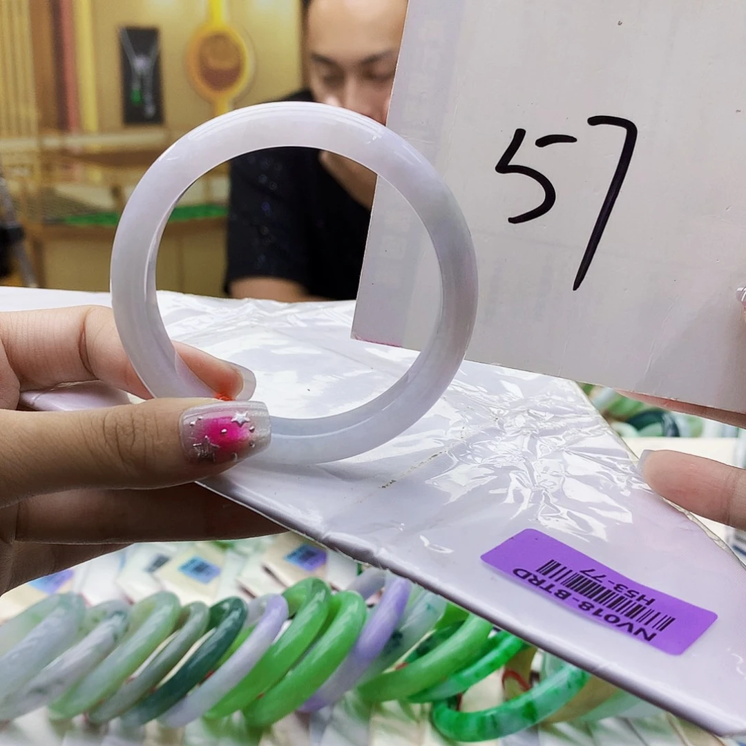 翡翠未镶嵌手镯ggg