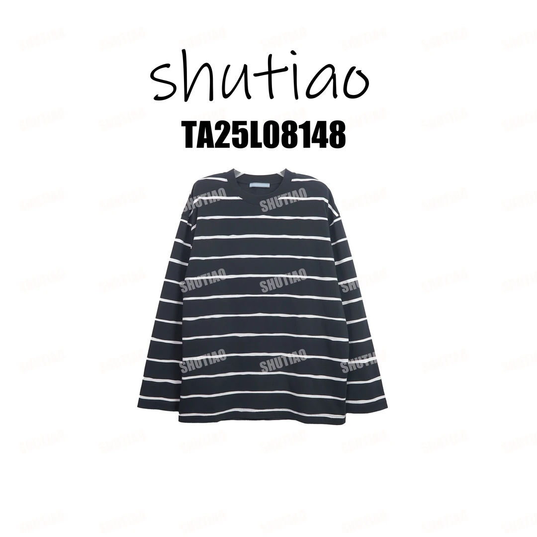 【SHUTIAO】2025冬季：新款小众设计款T恤TA25L08148