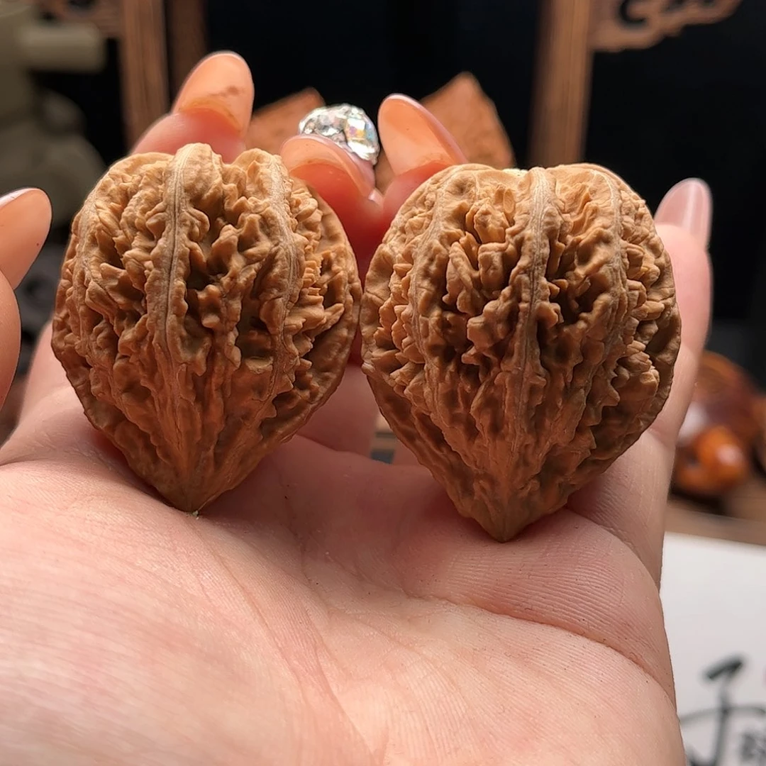 文玩核桃把件关东女子家楸大胖93