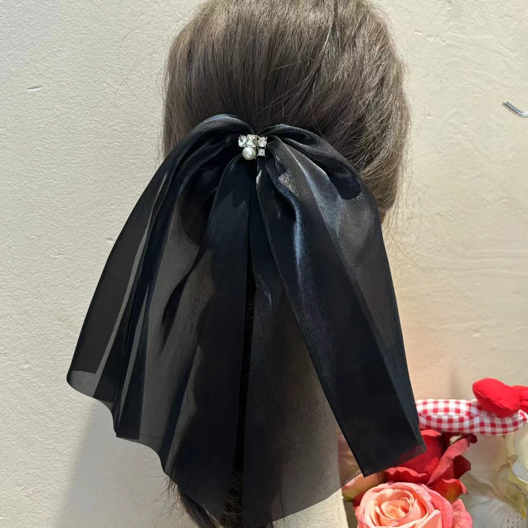 韩国高级感蝴蝶结鸭嘴夹发夹Y1345