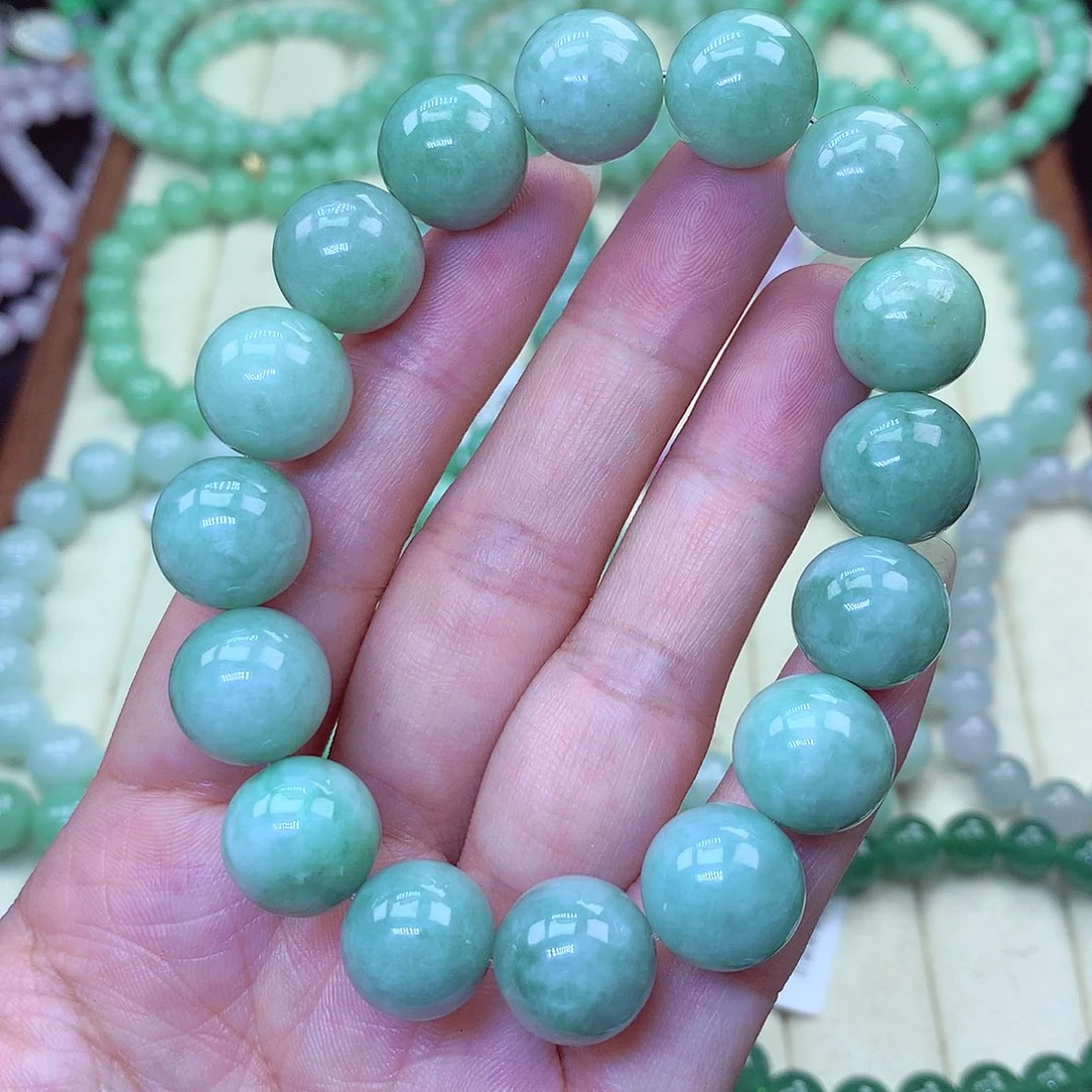 翡翠未镶嵌毛衣链9