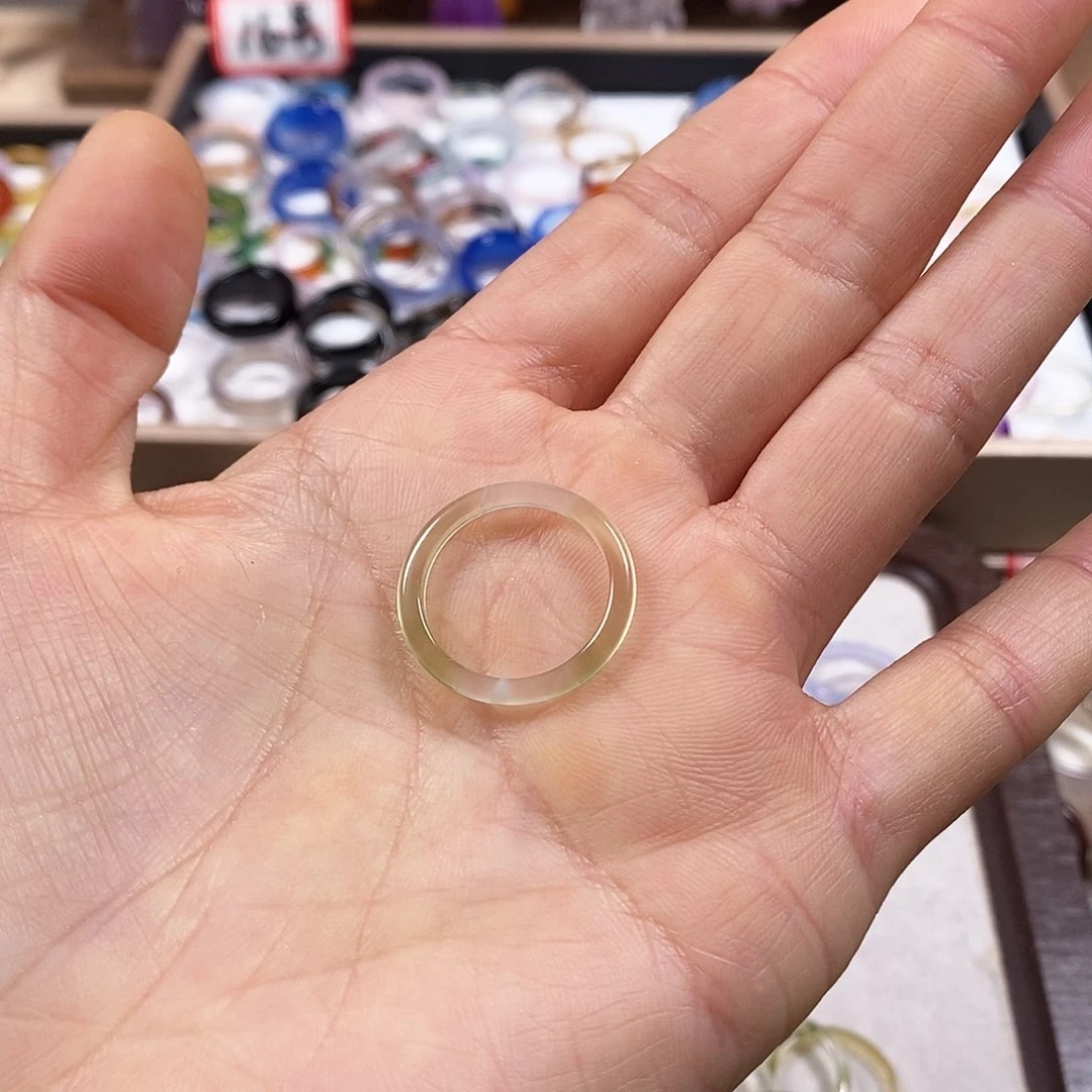 玛瑙/玉髓戒指未镶嵌L*.