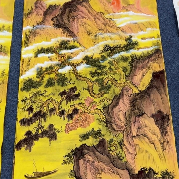 横款潮汇书出艺术作品