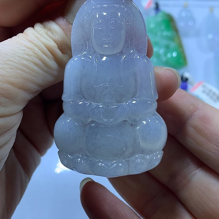 翡翠未镶嵌颈饰天然翡翠A货吊坠