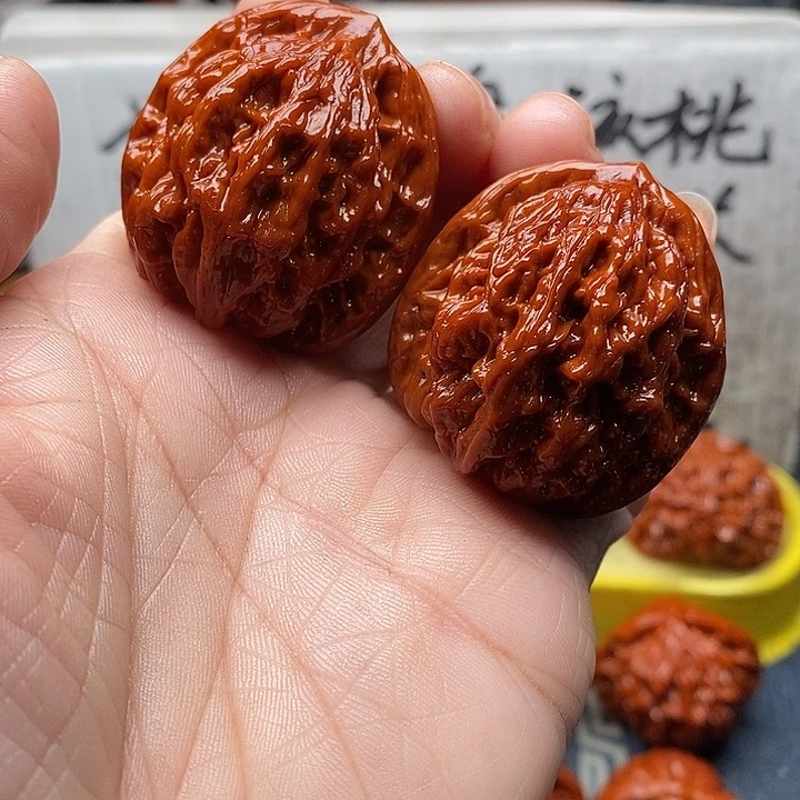 彬***文玩核桃39尺麦穗虎头