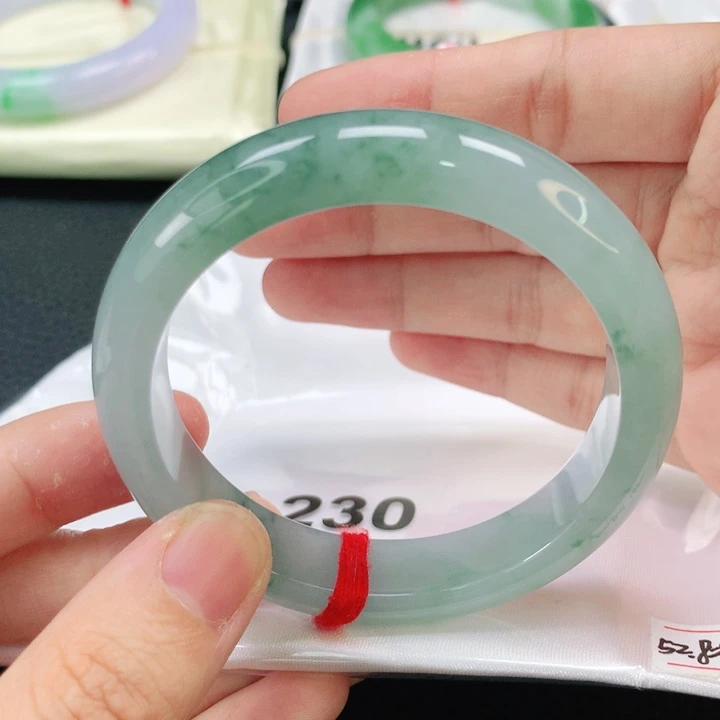 未镶嵌手镯翡翠缅甸52.8