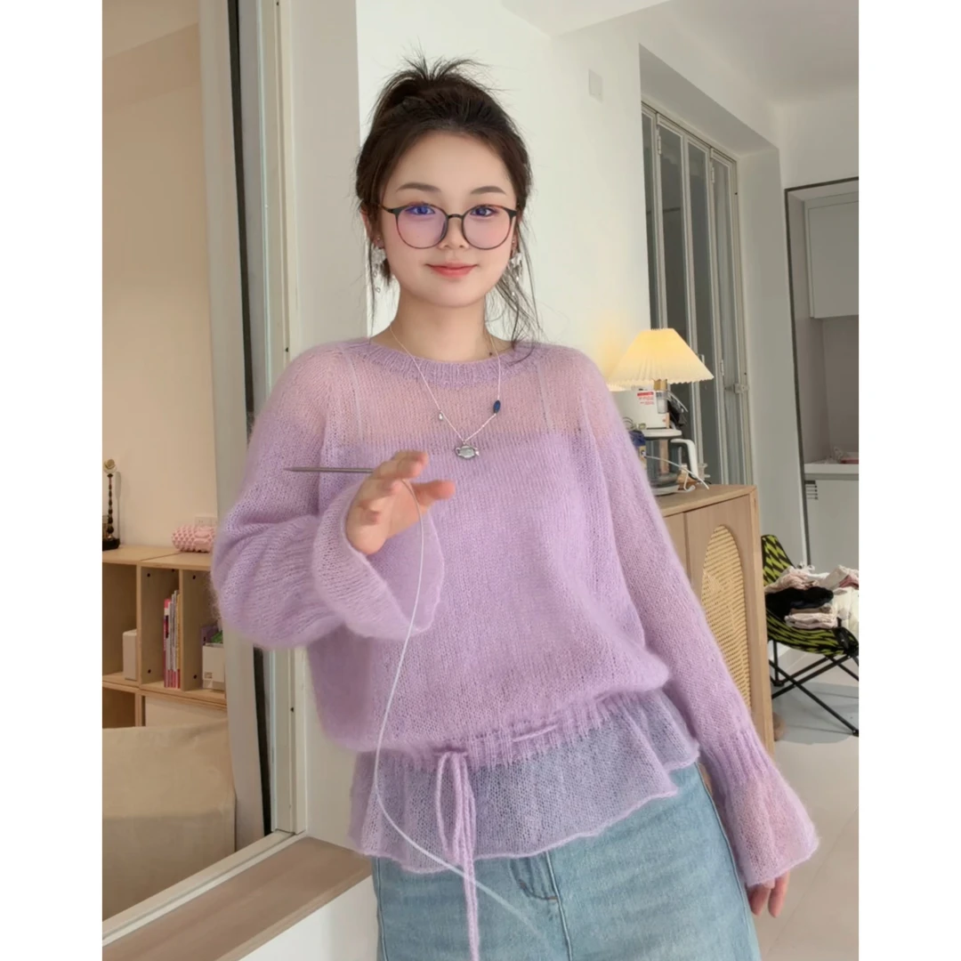 小葡萄【罗兰】九色鹿【baby马海】毛线手工编织毛衣材料包1团25g