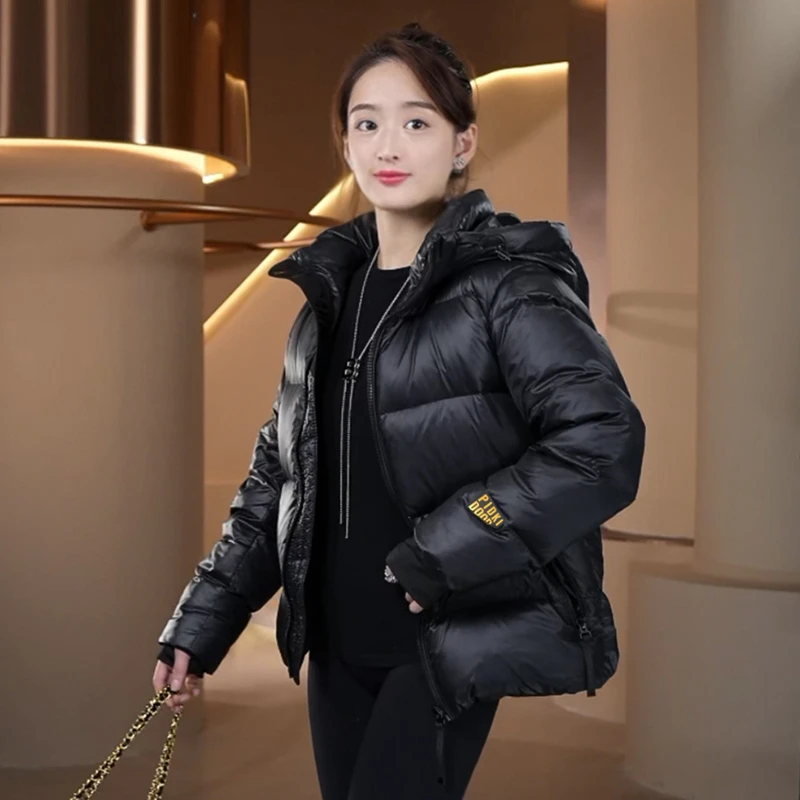 2025新款羽绒服女短款加厚极寒情侣装防风韩版保暖气质外套羽绒服