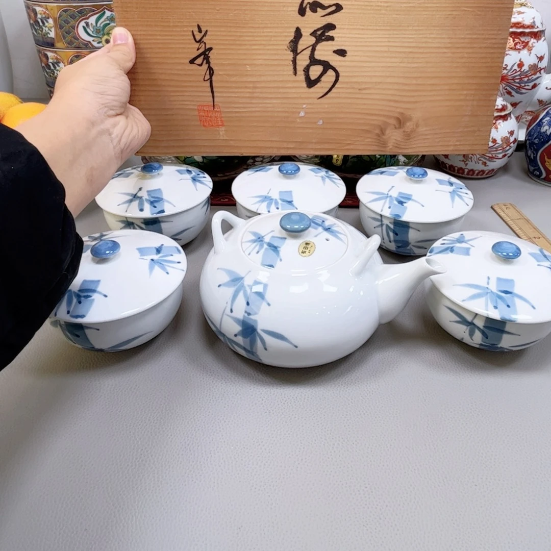 瓷片一壶五盖杯直播间看好细节下单哦～