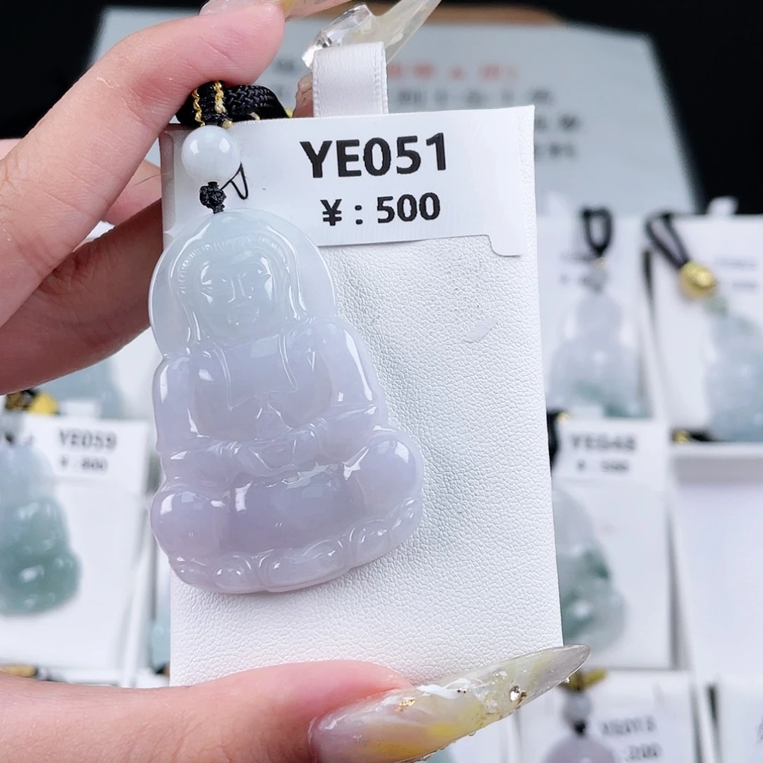 翡翠未镶嵌颈饰YE051