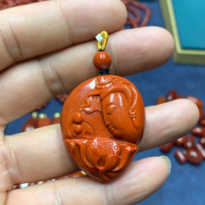 南红玛瑙吊坠(不含链)未镶嵌
