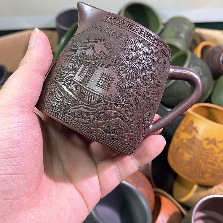 茶杯紫砂全手工紫砂主人杯