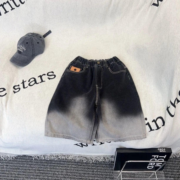 KM PERSONALITY 2025 新款 夏季儿童牛仔裤短裤 35026
