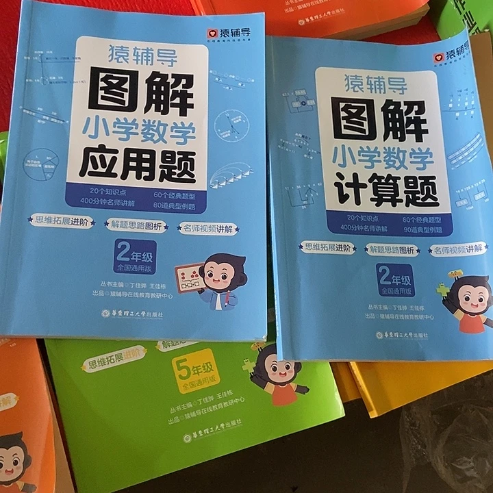 猿辅导图解小学数学计算题+应用题二年级