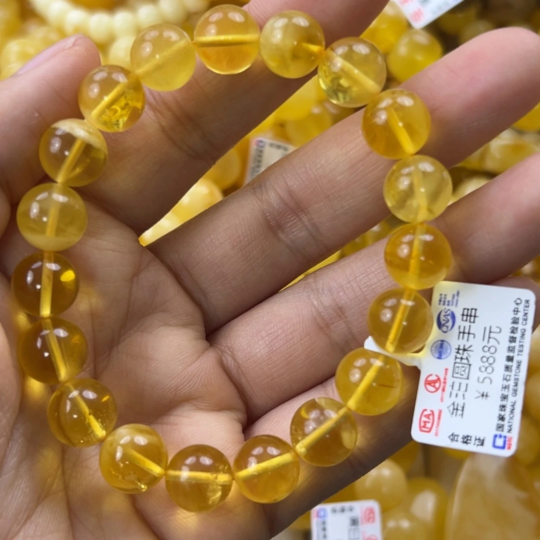 琥珀未镶嵌珠宝奇石