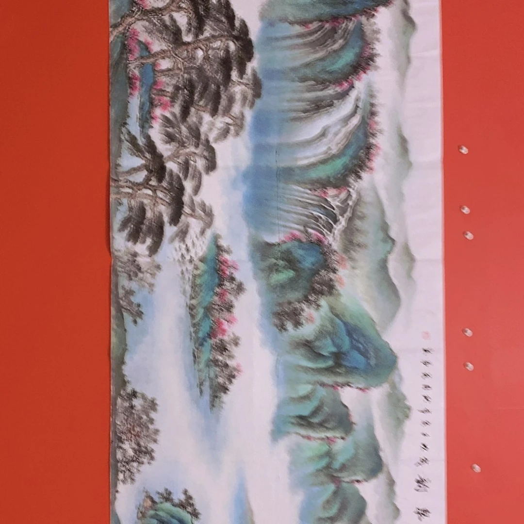 国画山水花鸟国画作品