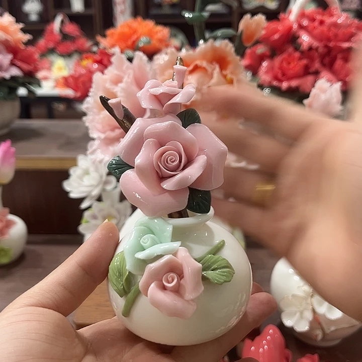 瓷片陶瓷工艺品摆件