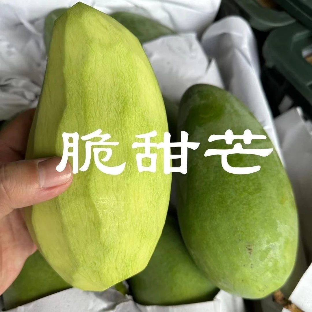 【生熟两吃】越南大青芒果生吃甜脆新鲜水果整箱爆甜汁非海南金煌芒