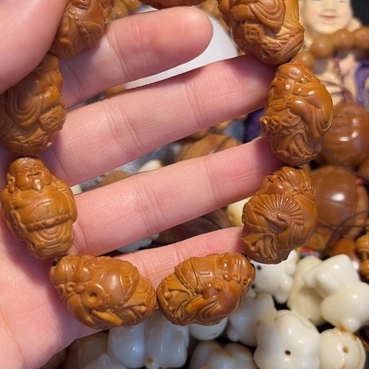 橄榄核手串/手链站立财神