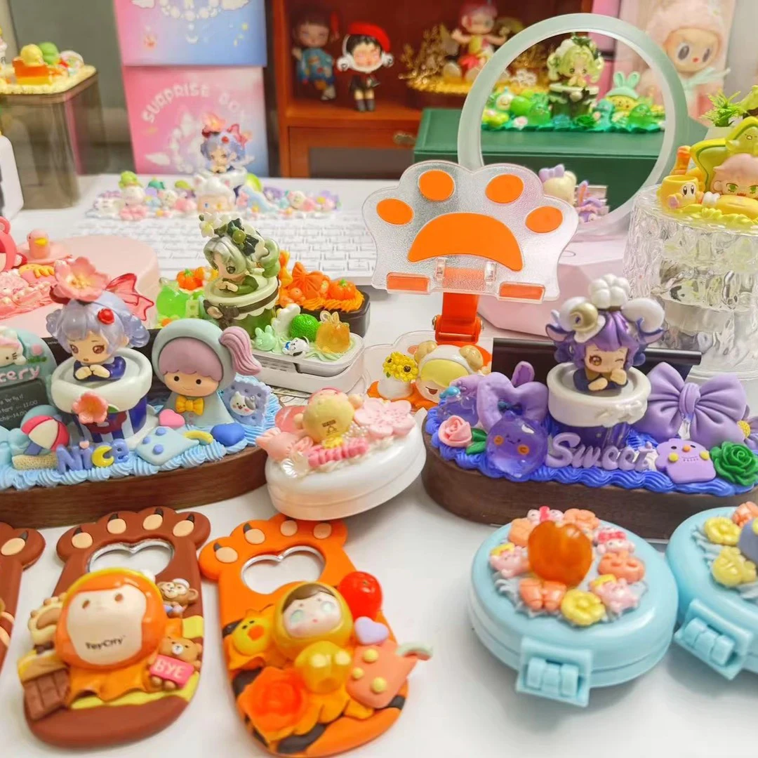 奶油胶diy产品混端盲袋