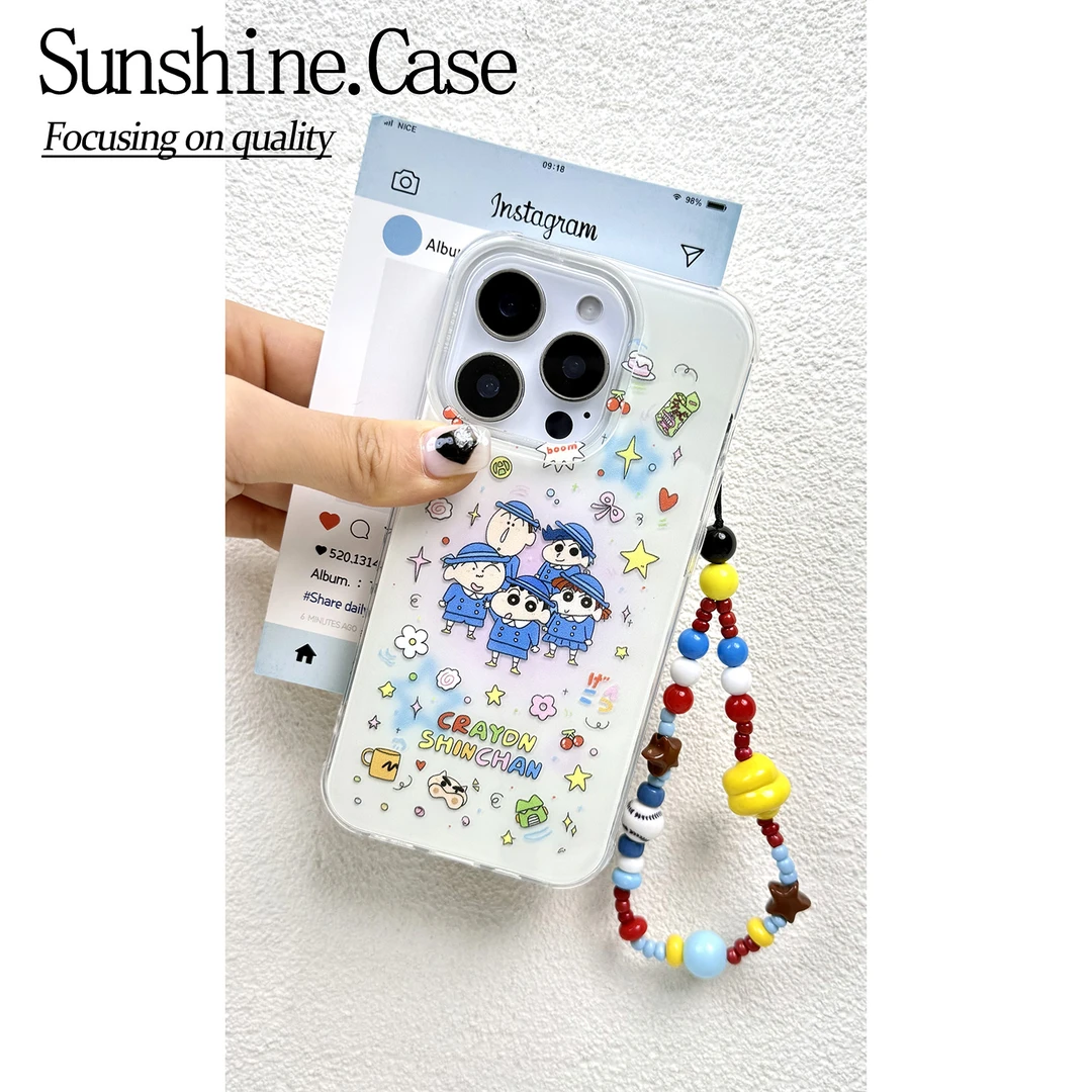 校服小新IMD手机壳适用苹果华为vivo小米oppo女款iphone16/15