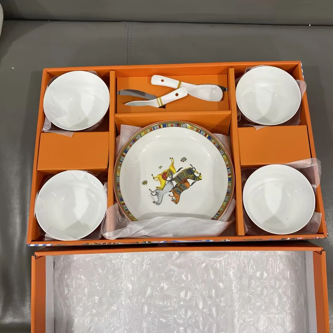 M905陶瓷餐具碗盘10件套礼盒装-高品质