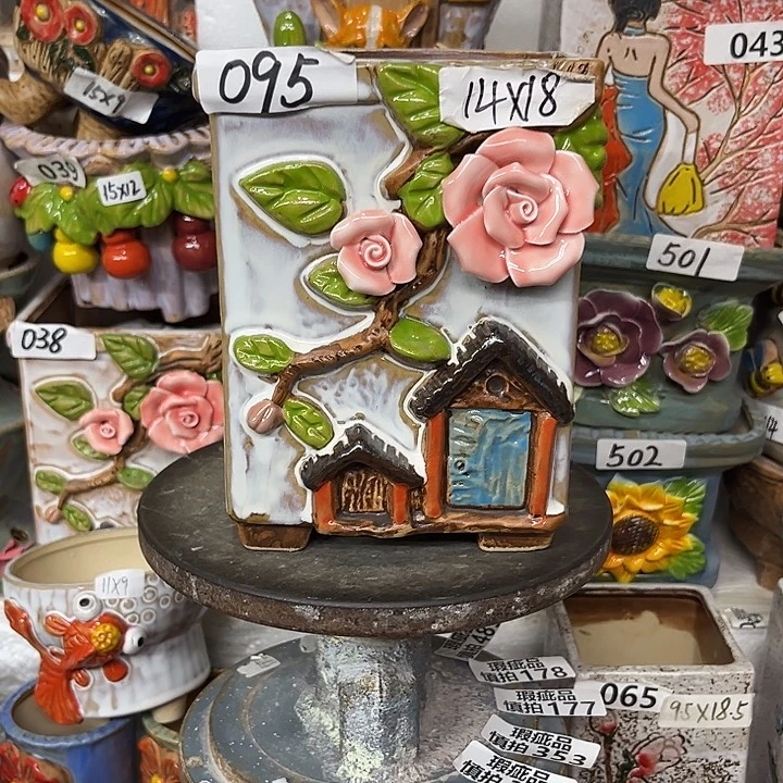 粗陶材质多肉花盆