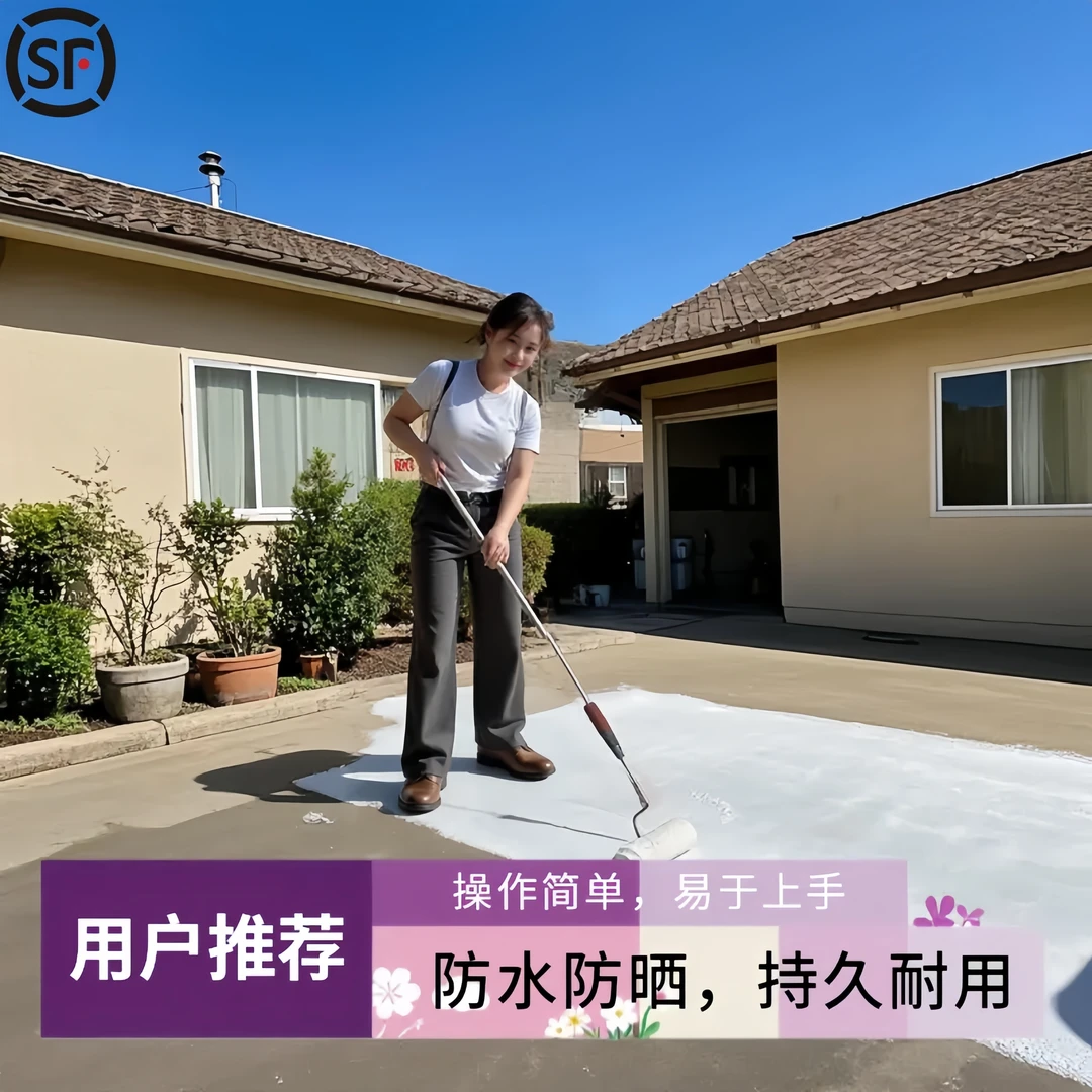 环氧彩砂地坪漆三效合一自流平家用专用室内室外地坪漆水泥地面漆
