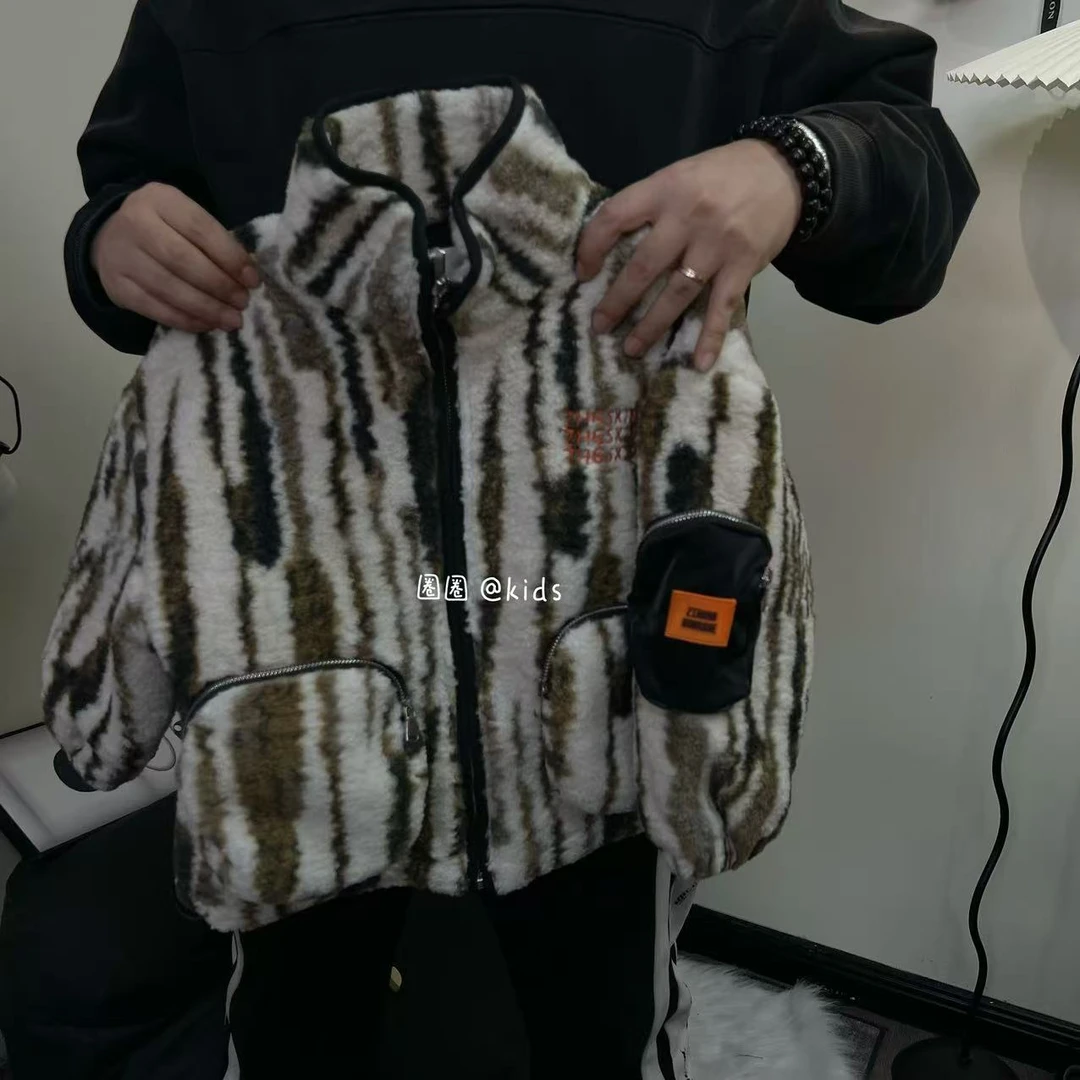 L279韩版毛毛衣绗棉外套