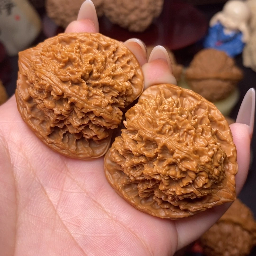 文玩核桃把件幺*一满天星42.5