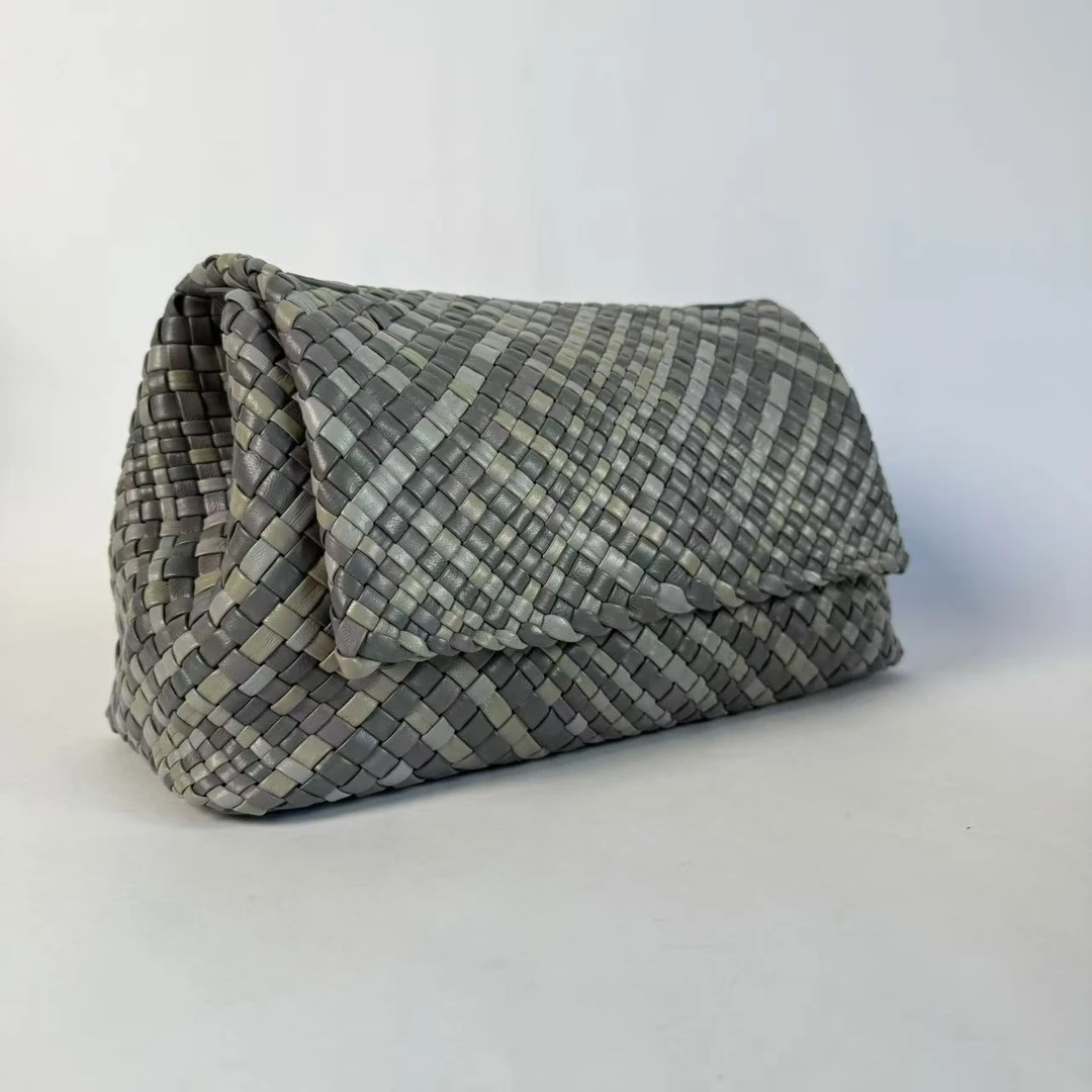 TUS新款手工编织包单肩腋下包大容量包包通勤M10157