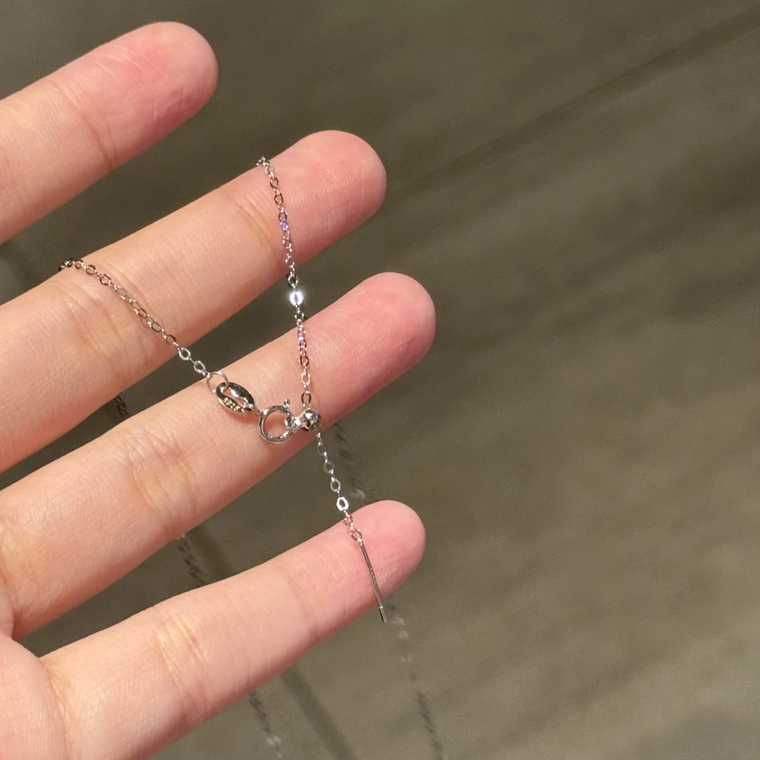 链子925银 0847通体925银万能链o字链