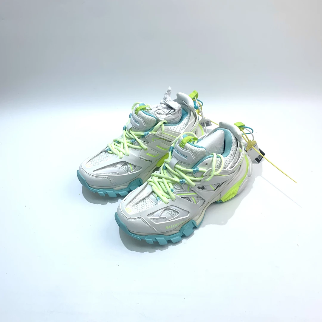 未使用 Balenciaga/巴黎世家 40码 白色Track1.0老爹鞋 bl0526