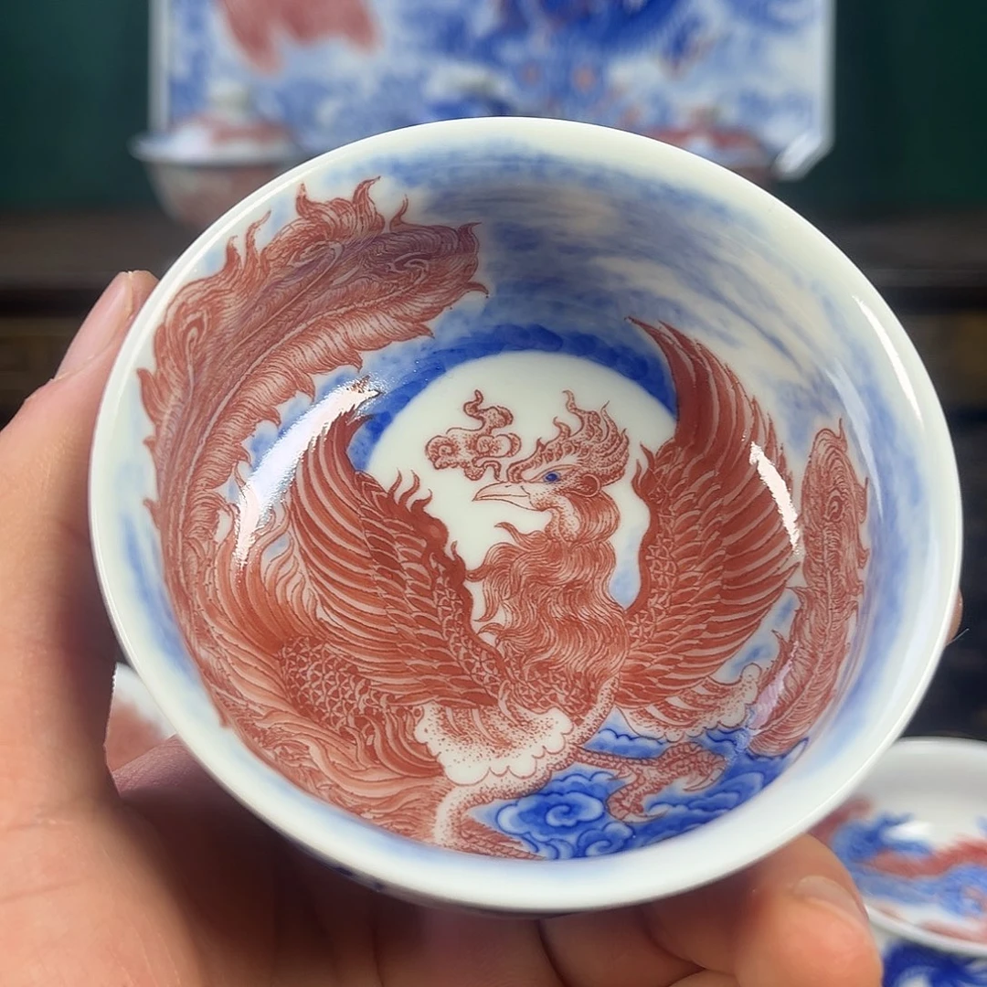 瓷片自成堂景德镇手工手绘