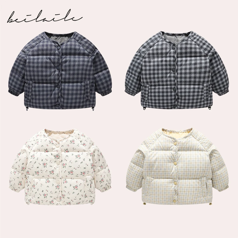 【面包羽绒外套  小乐妈咪】婴儿童外套男女宝宝加厚羽绒服i30