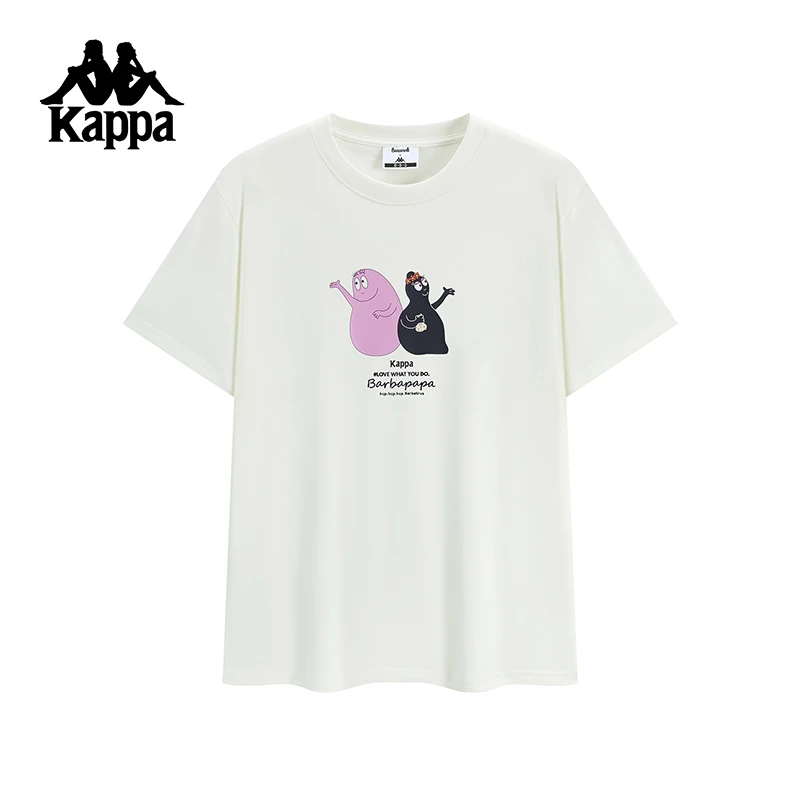 Kappa/卡帕轻运动休闲T恤舒适纯棉时尚夏季宽松透气简约短袖