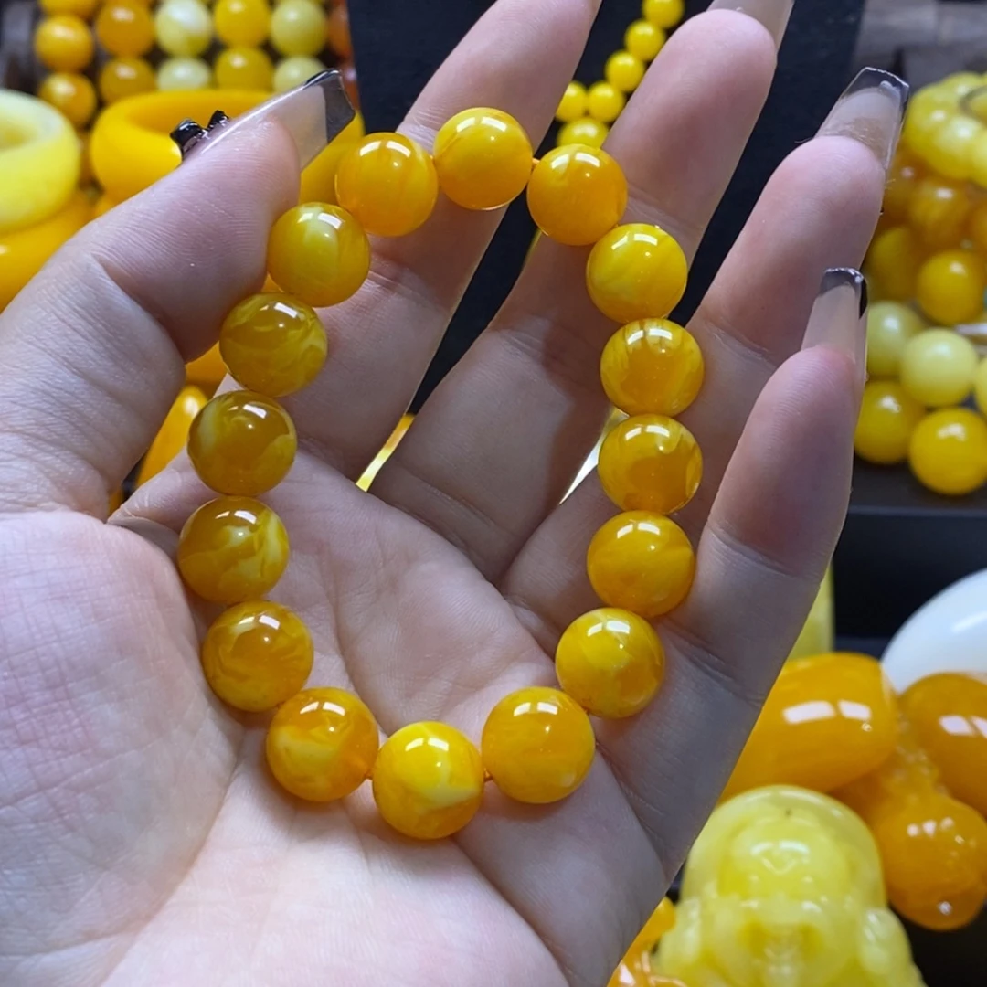 @****非金属老蜡12手串