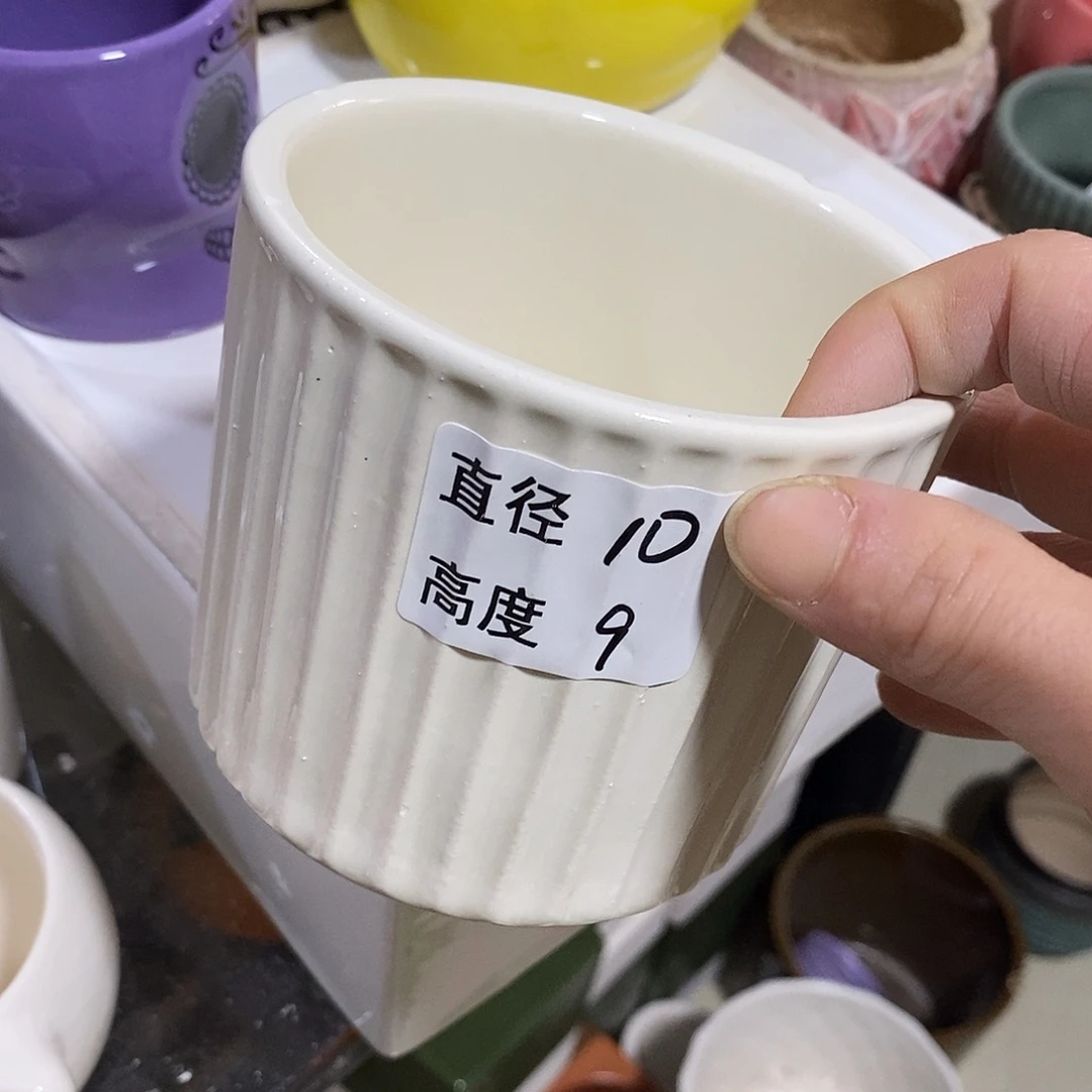 陶杯子陶盆有孔 瑕疵介意勿拍