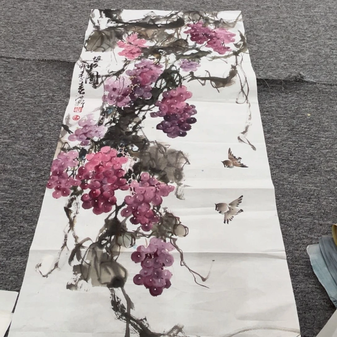 国画赵洪新老师126.50绘画微瑕介意慎拍