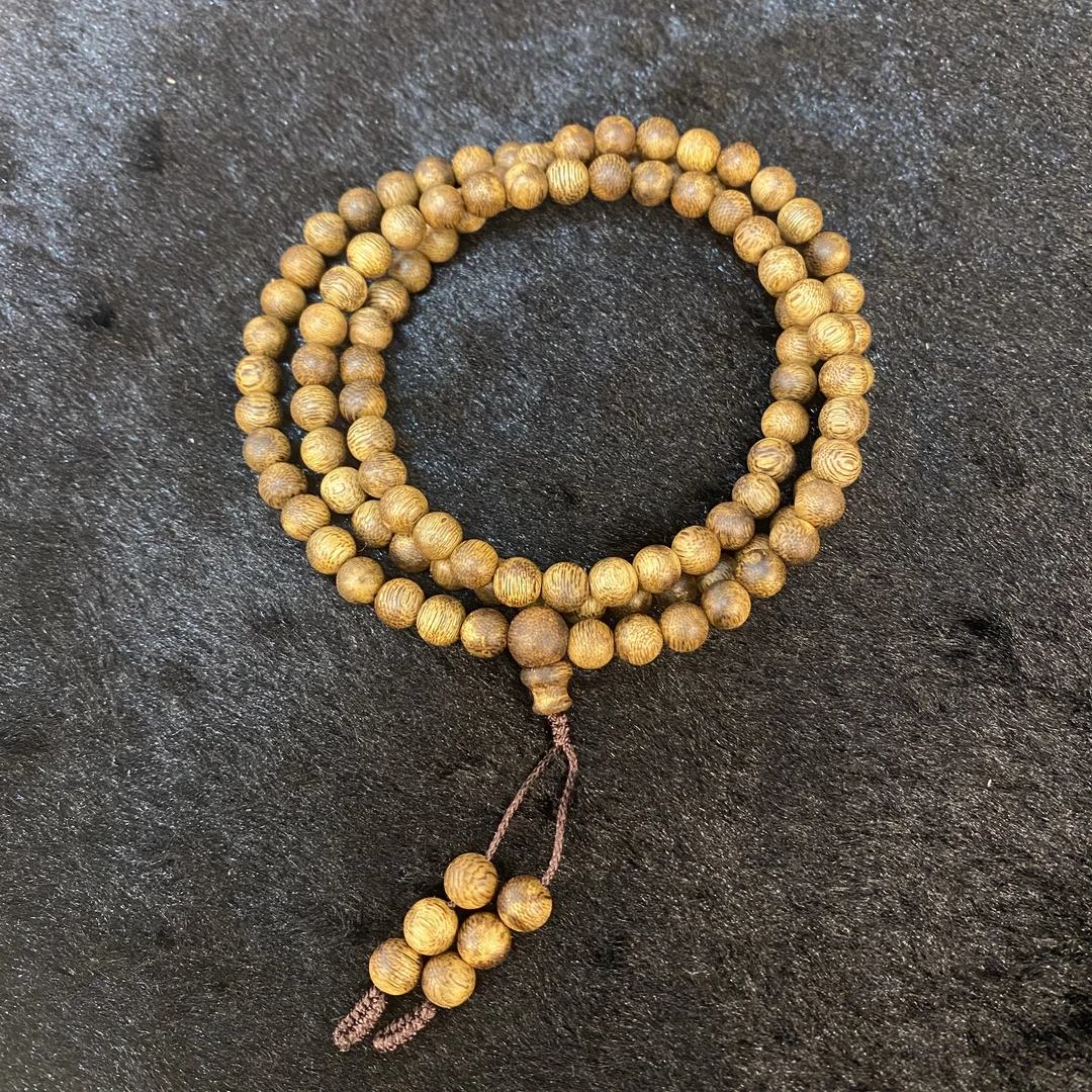 沉香海南奇楠108颗圆珠多圈手串（多样性发其一）